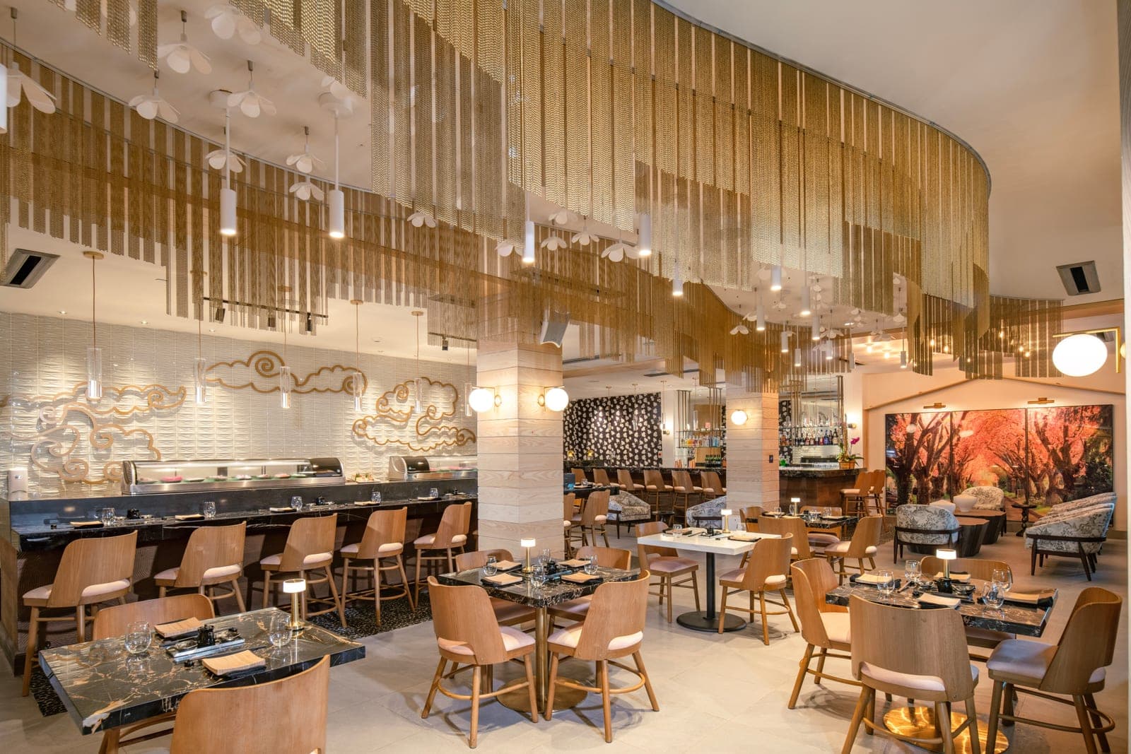 Hanami sushi restaurant at Sandals Dunn's River