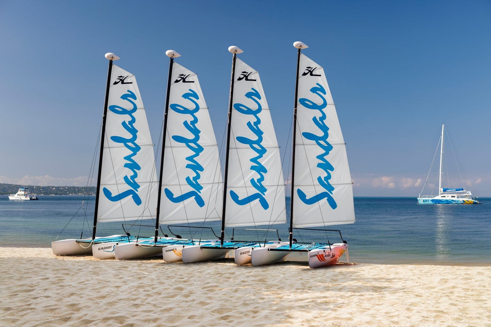Hobie Cat sailing at Sandals Negril