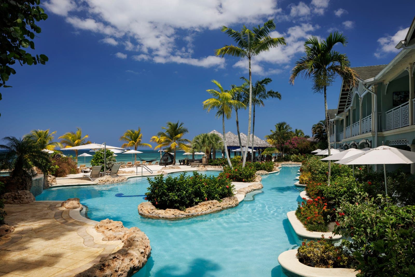 Crystal Lagoon Pool at Sandals Negril