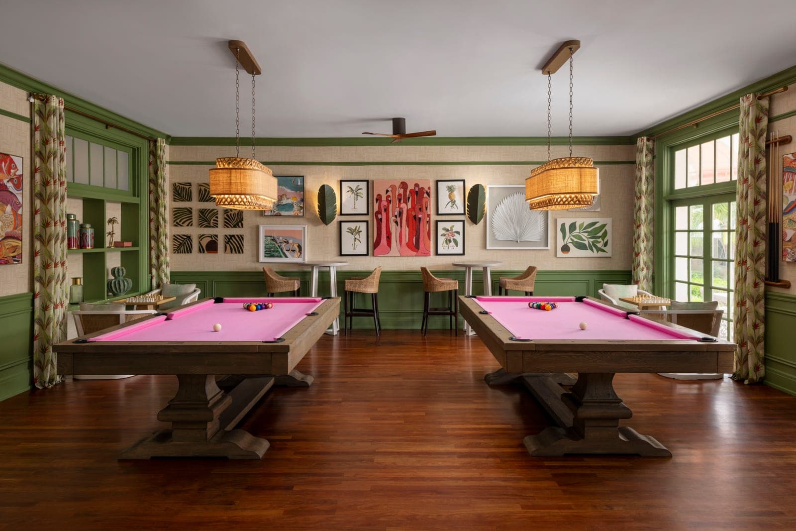 Billiards room at Sandals Royal Bahamian