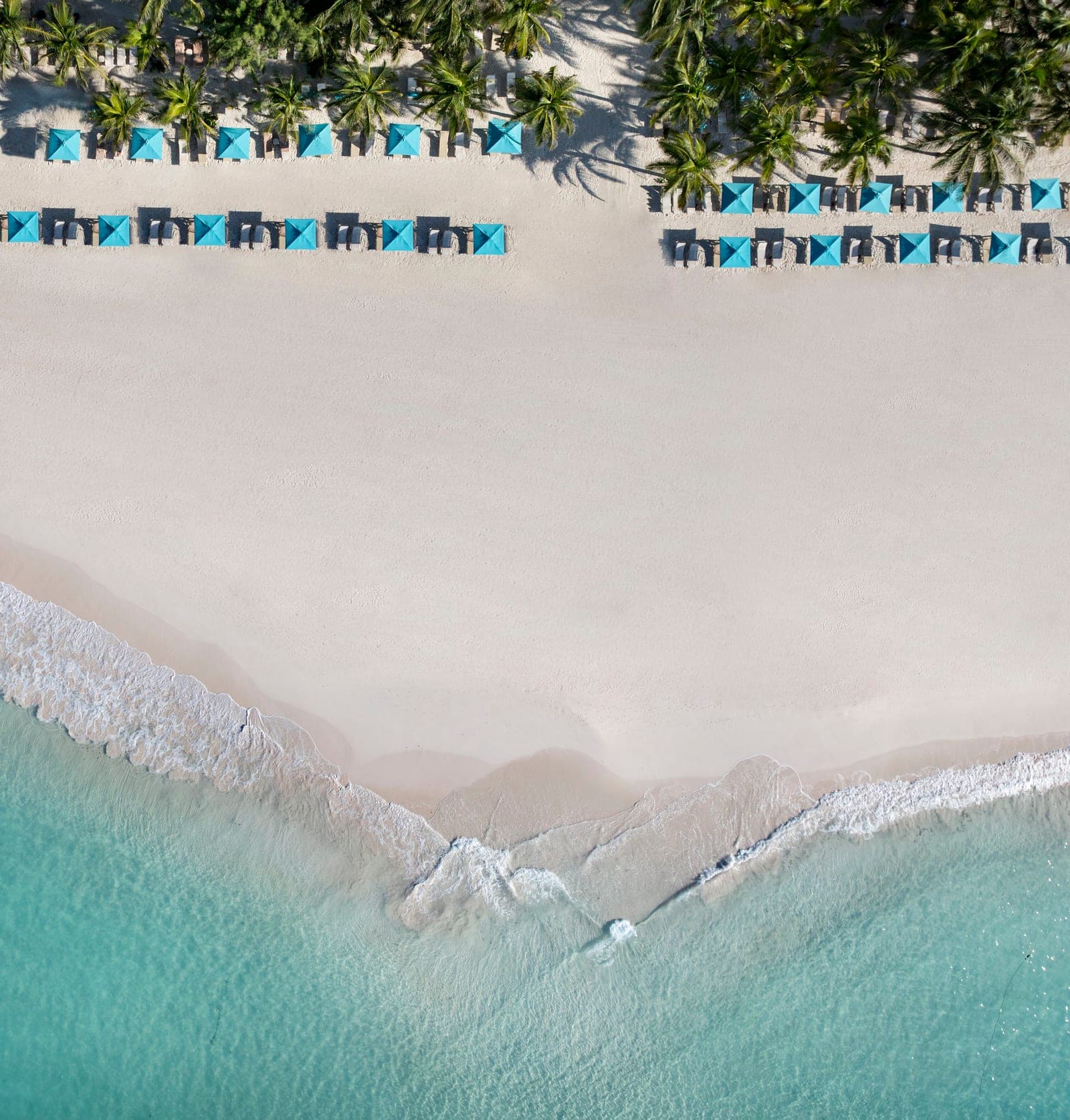 The beach at Sandals Royal Barbados