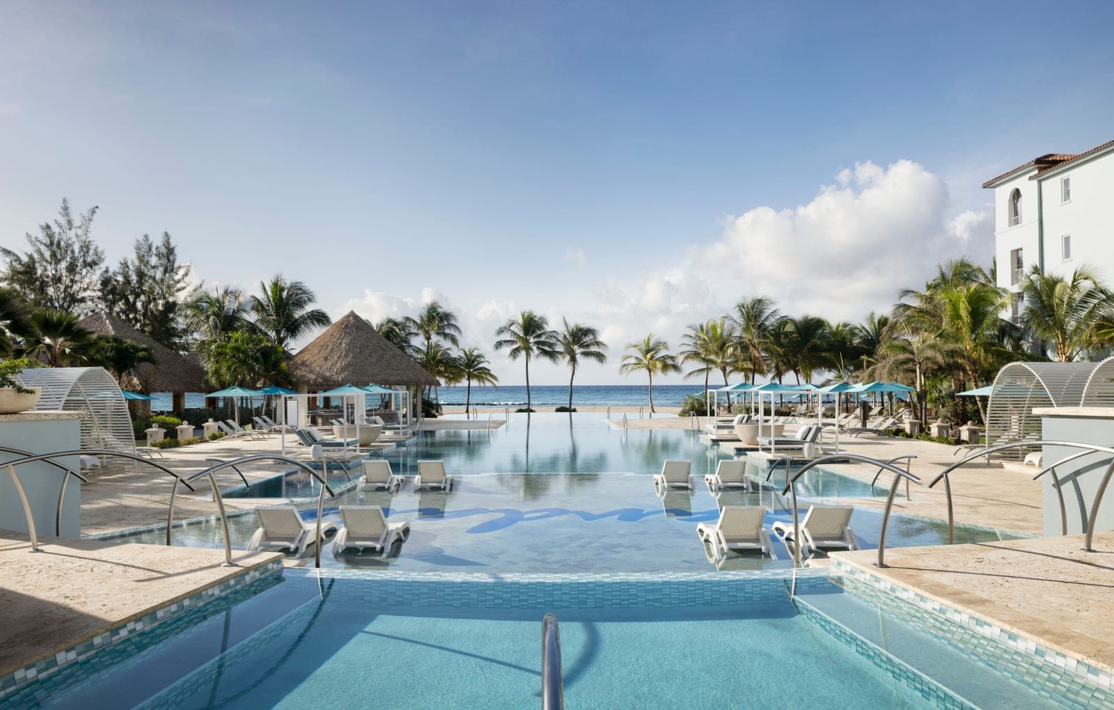 Infinity pool at Sandals Royal Barbados