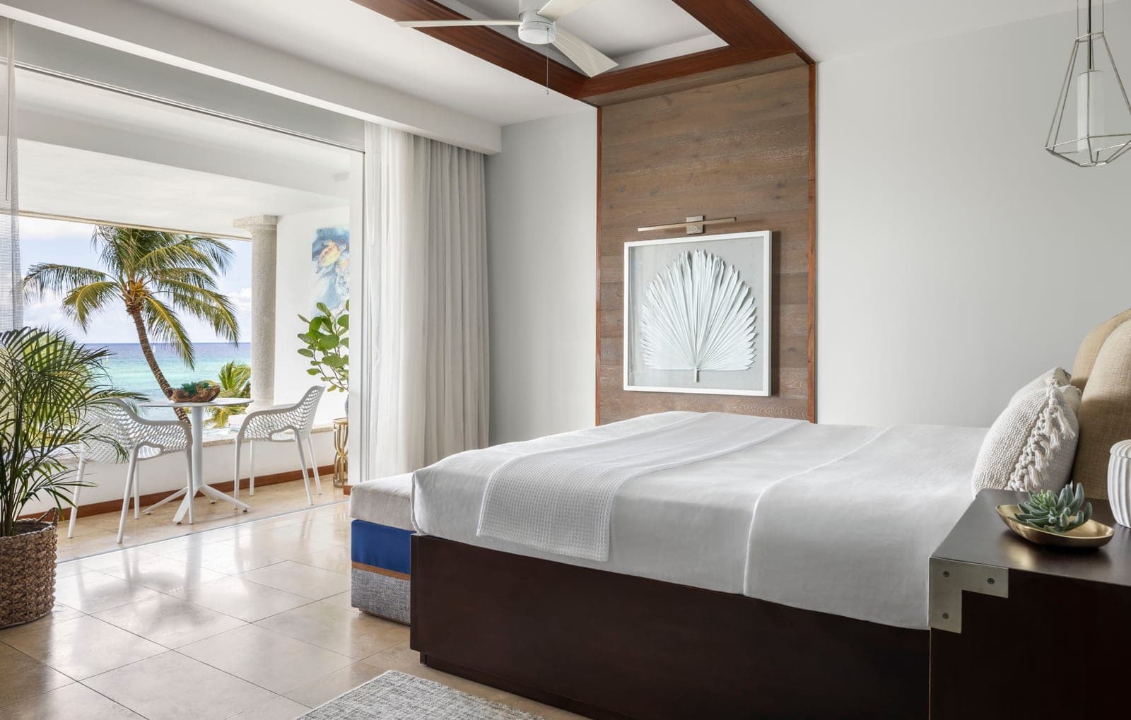 Beachfront One Bedroom SkyPool Butler Suite with Balcony Tranquility Soaking Tub at Sandals Royal Barbados