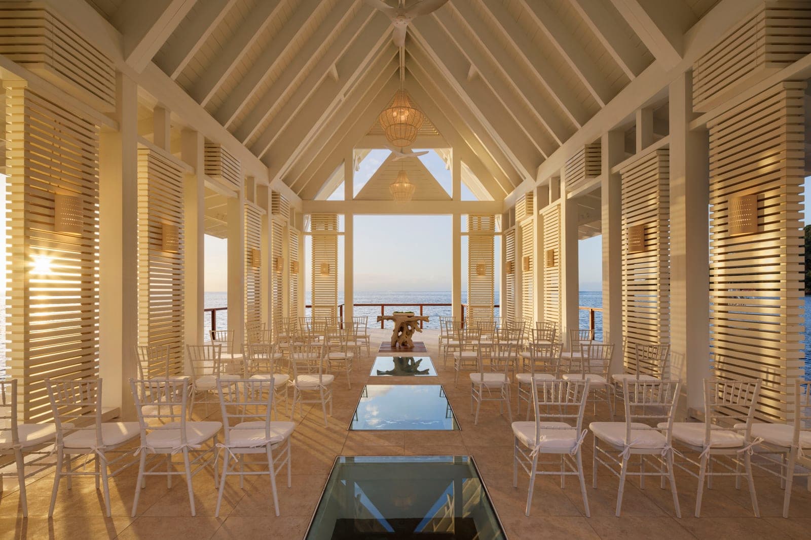 Overwater Chapel grounds at Sandals Saint Vincent