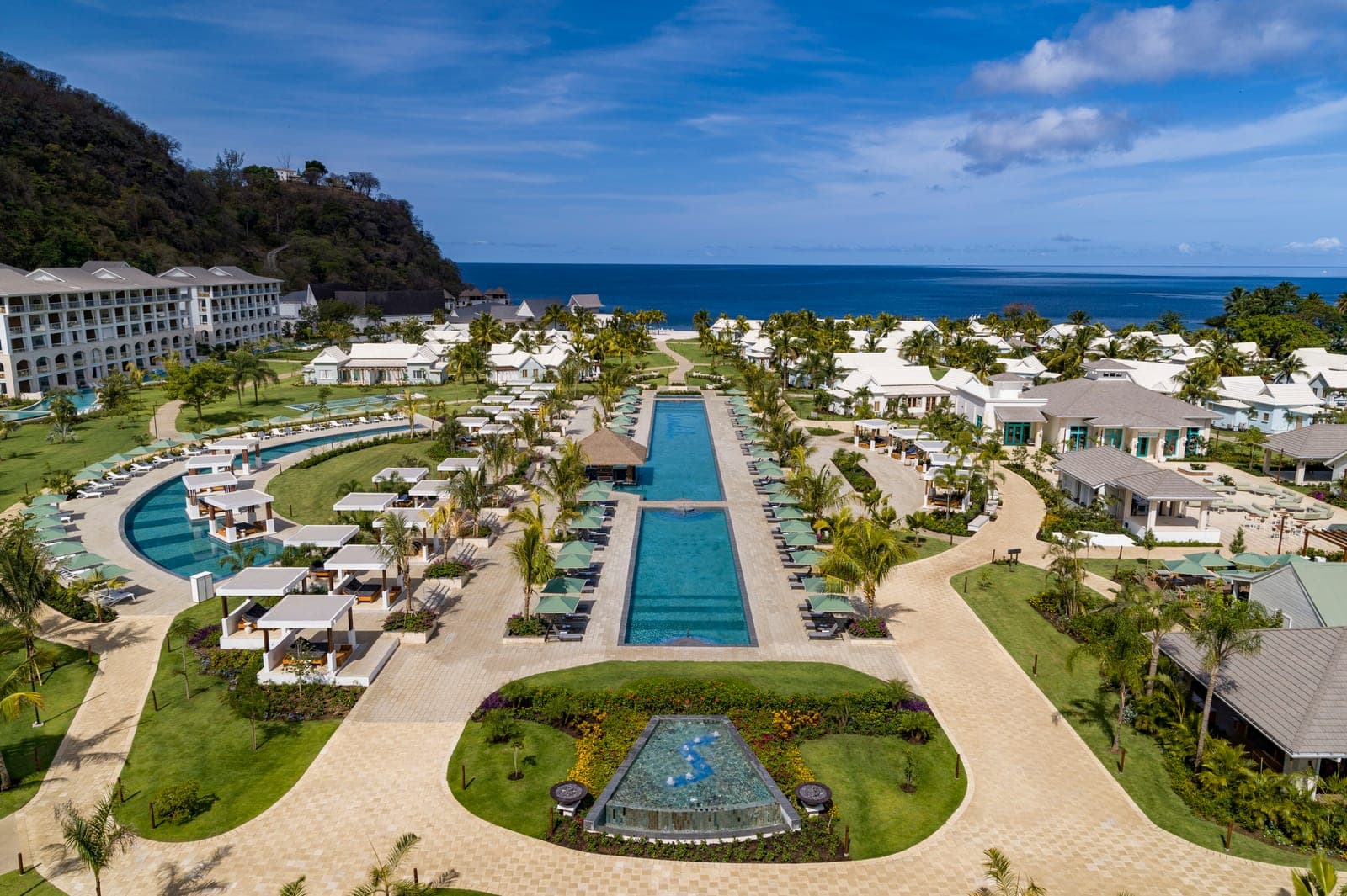 Crescent Main Pool with ocean view