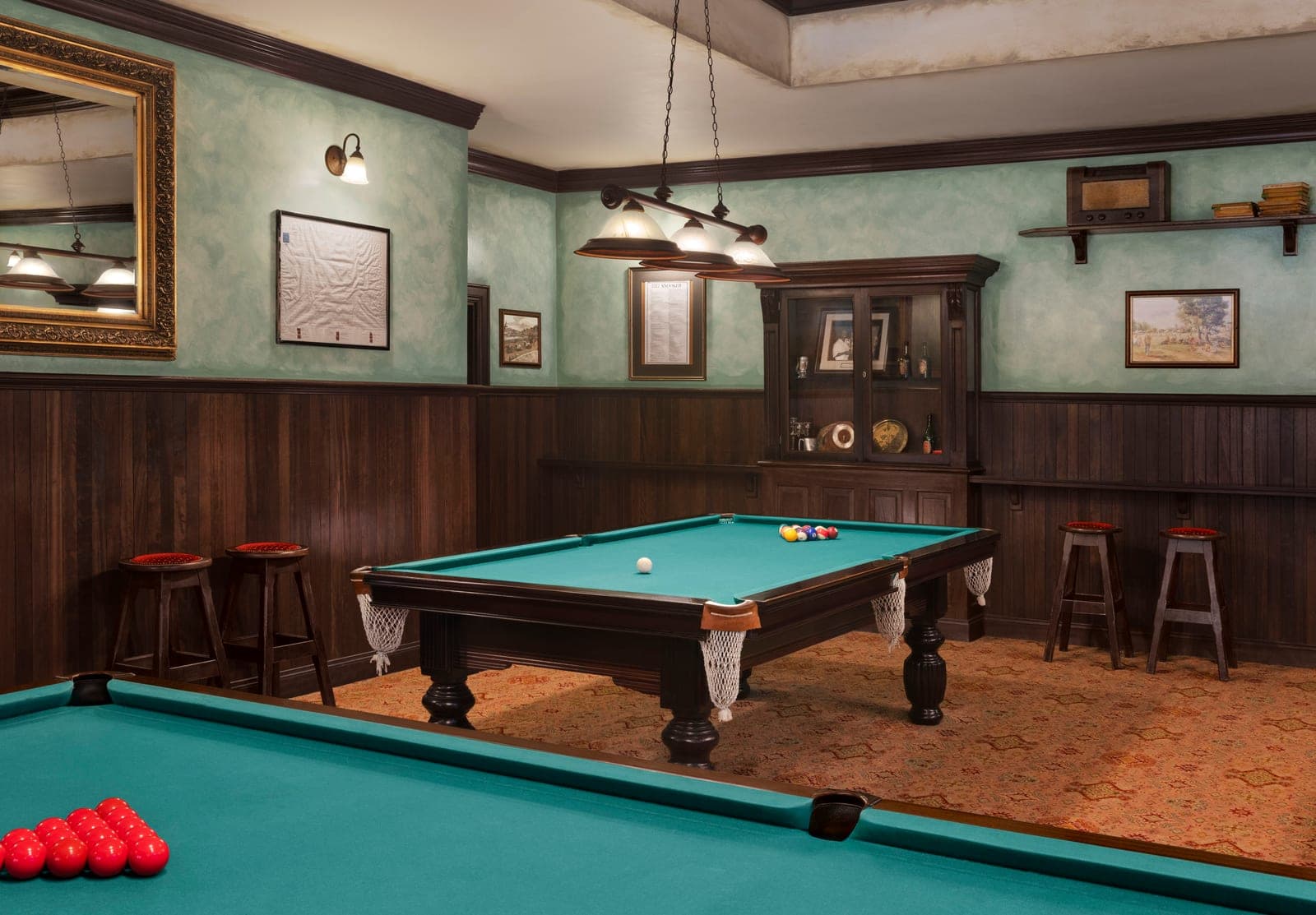 Billiards room at Sandals Grande Antigua