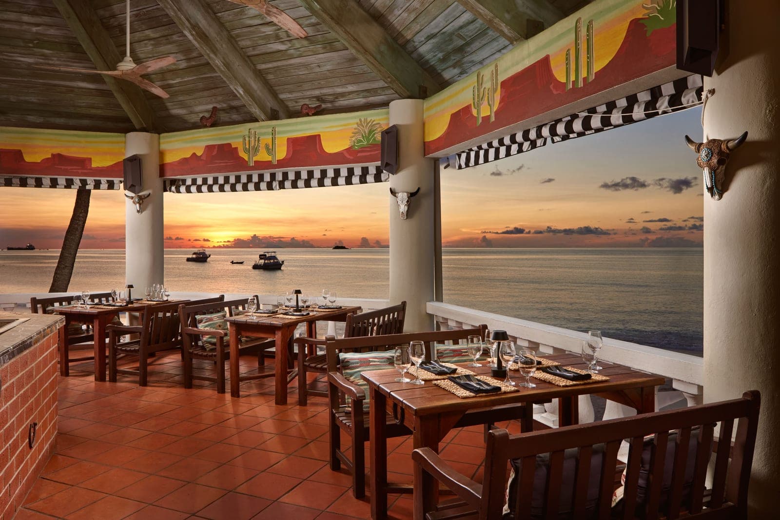 O.K. Corral restaurant at Sandals Grande Antigua