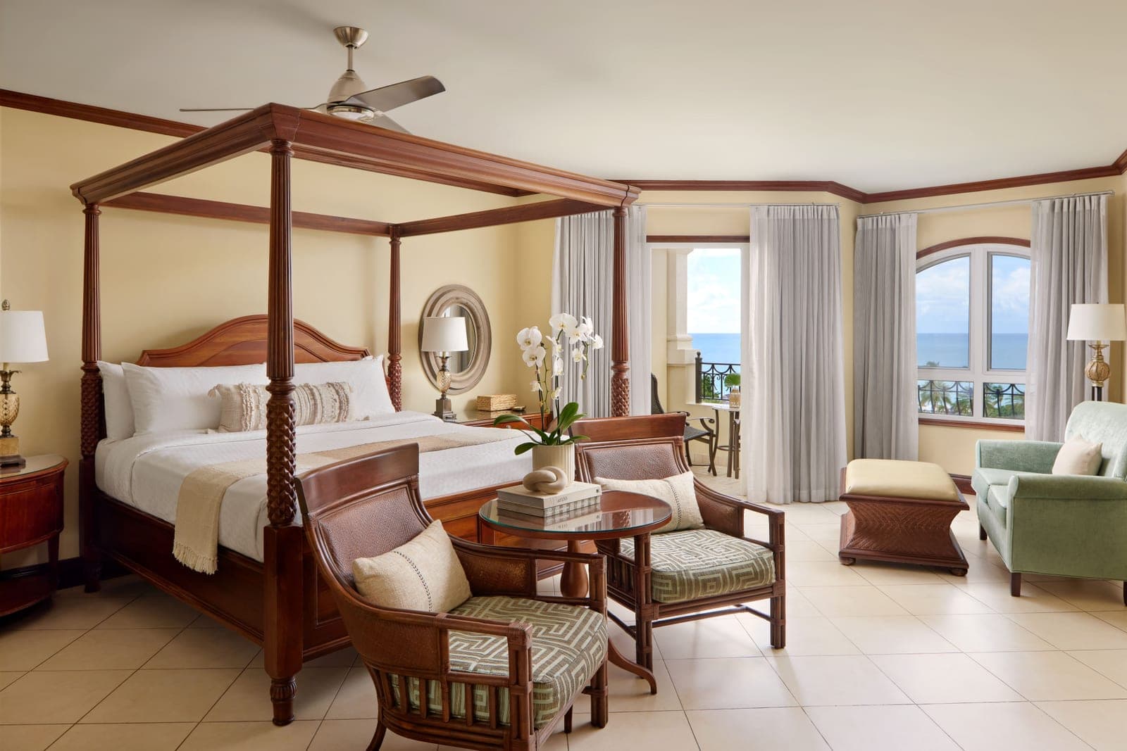Mediterranean Oceanview Grande Luxe Club Level Suite (GO) at Sandals Grande Antigua