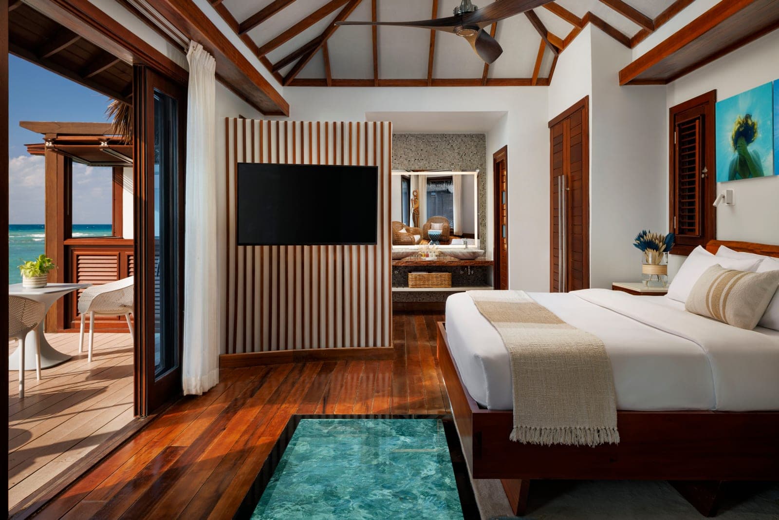 Overwater Private Island Butler Honeymoon Bungalow at Sandals Caribbean Cay