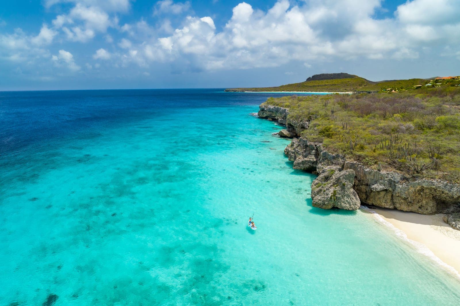 Paddleboarding near Sandals Royal Curaçao
