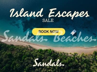 Sandals Island Escapes Sale — up to $1,500 instant credit + $500 air credit