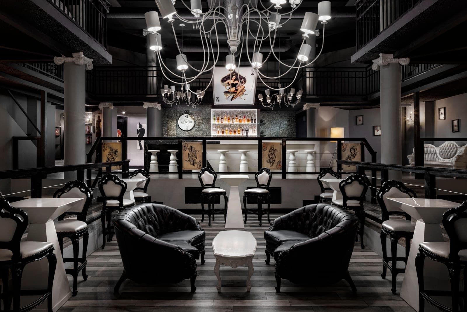 The Rabbit Hole speakeasy bar at Sandals Ochi