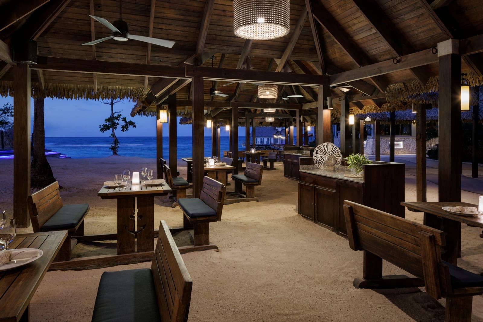 Neptune's Mediterranean restaurant at Sandals Ochi
