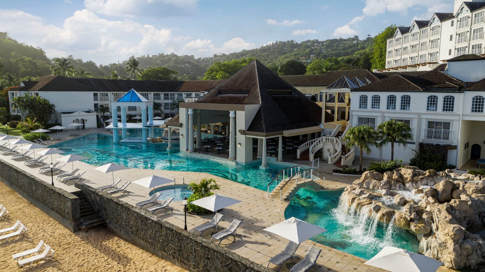 Main pool at Sandals Regency La Toc