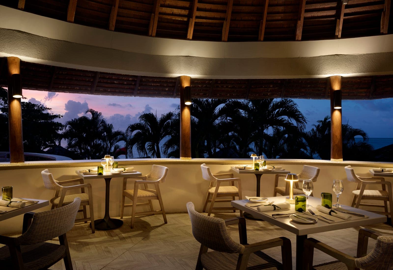 Pitons restaurant at Sandals Regency La Toc, St. Lucian-influenced cuisine