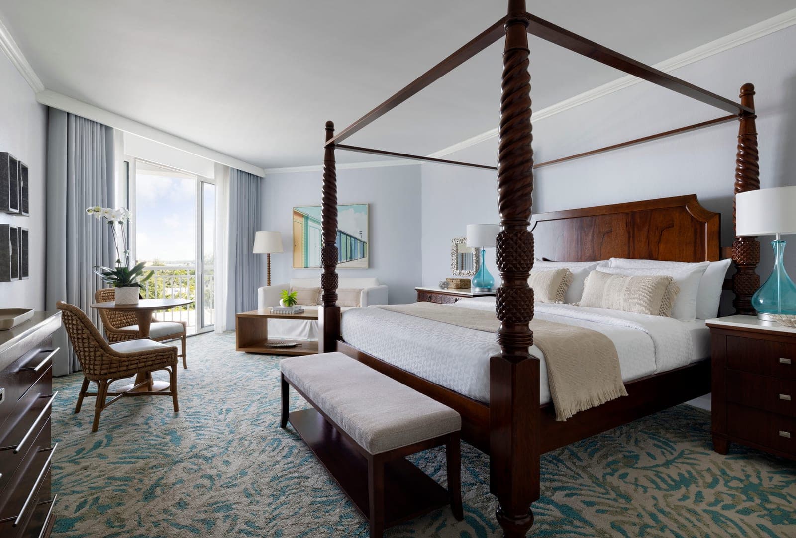 West Bay Honeymoon Oceanview Club Level Suite (JS) at Sandals Royal Bahamian