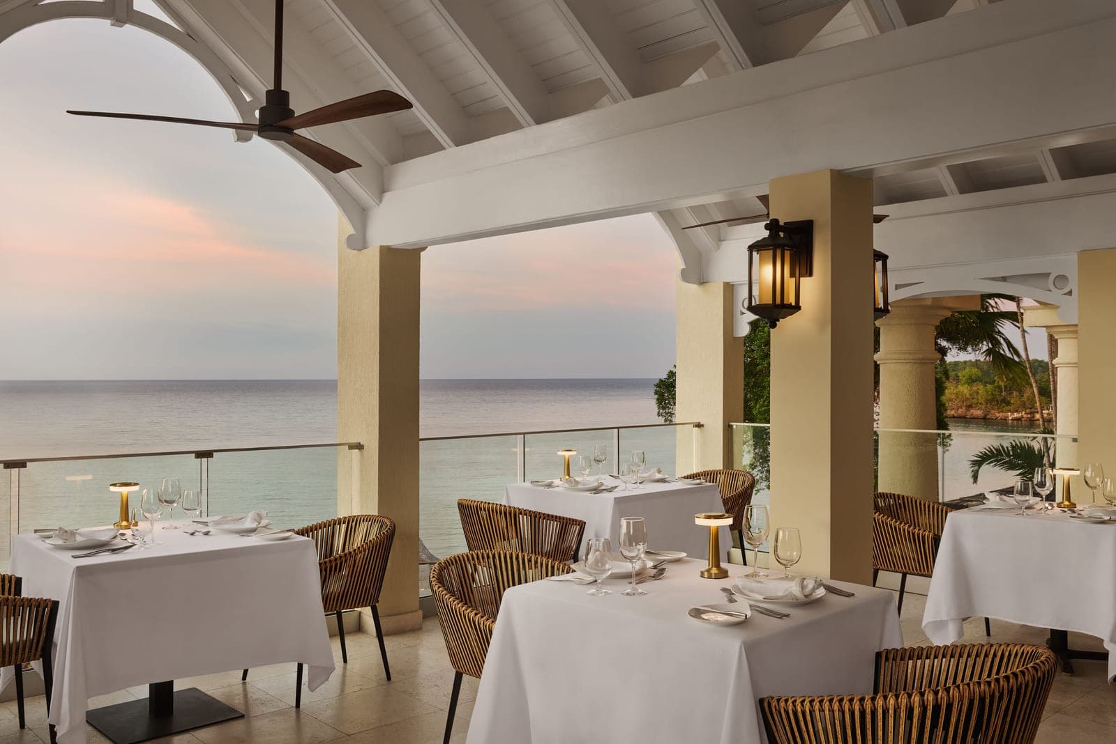 Le Papillon French restaurant at Sandals Royal Plantation, home to the C'Bar